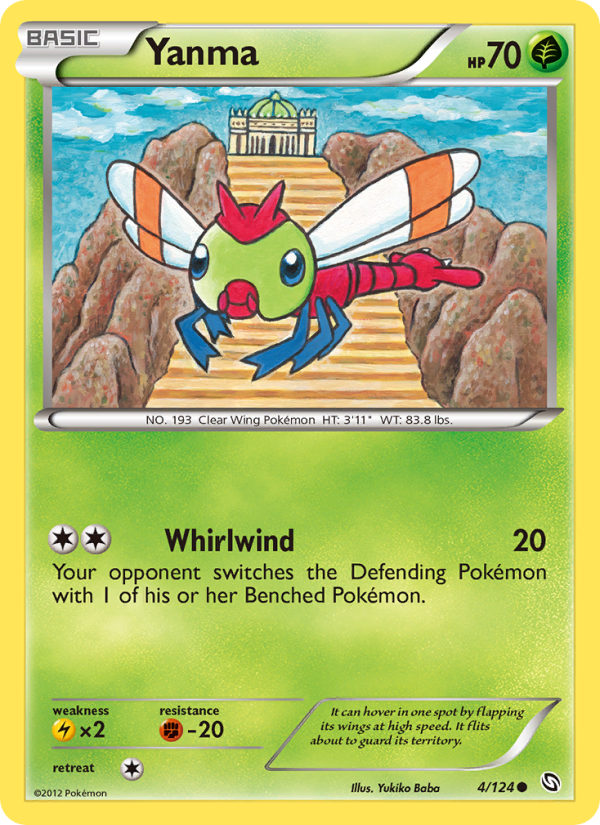 Yanma - Pokémon TCG Card