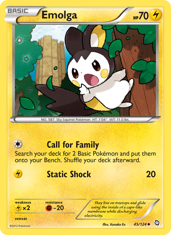 Emolga - Pokémon TCG Card