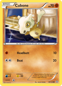Cubone - pokemon TCG Card