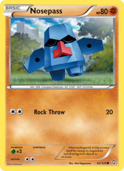 Nosepass - pokemon TCG Card
