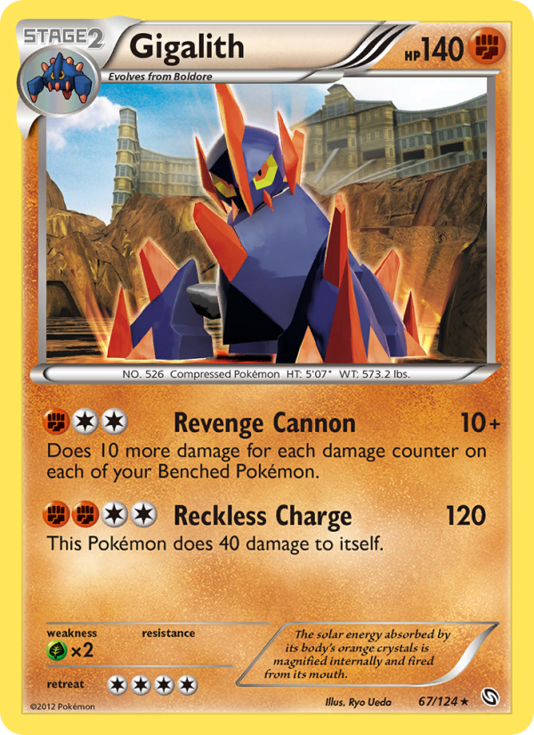Gigalith - Pokémon TCG Card