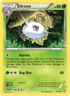 Silcoon - pokemon TCG Card