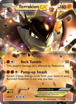 Terrakion-EX - pokemon TCG Card