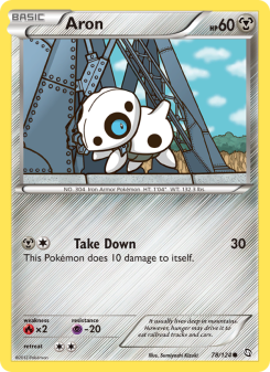 Aron - pokemon TCG Card