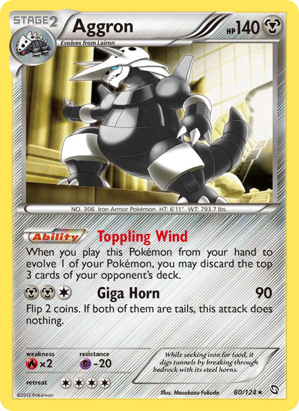 Aggron - Pokémon TCG Card