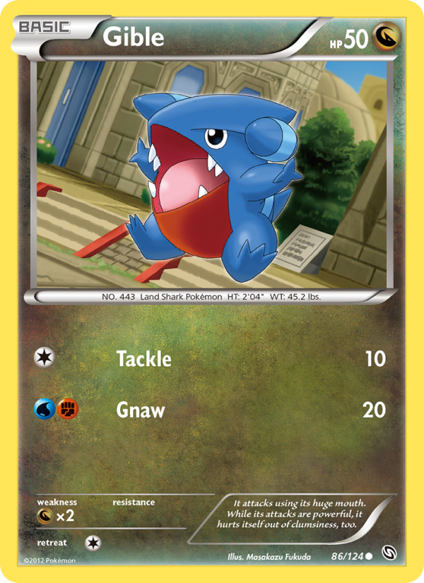 Gible - Pokémon TCG Card