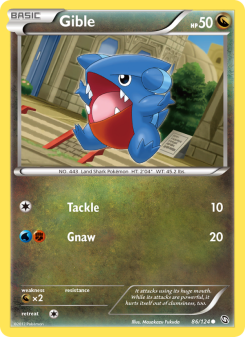 Gible - pokemon TCG Card