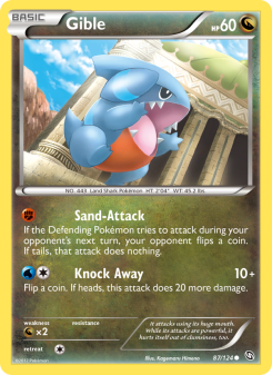 Gible - pokemon TCG Card