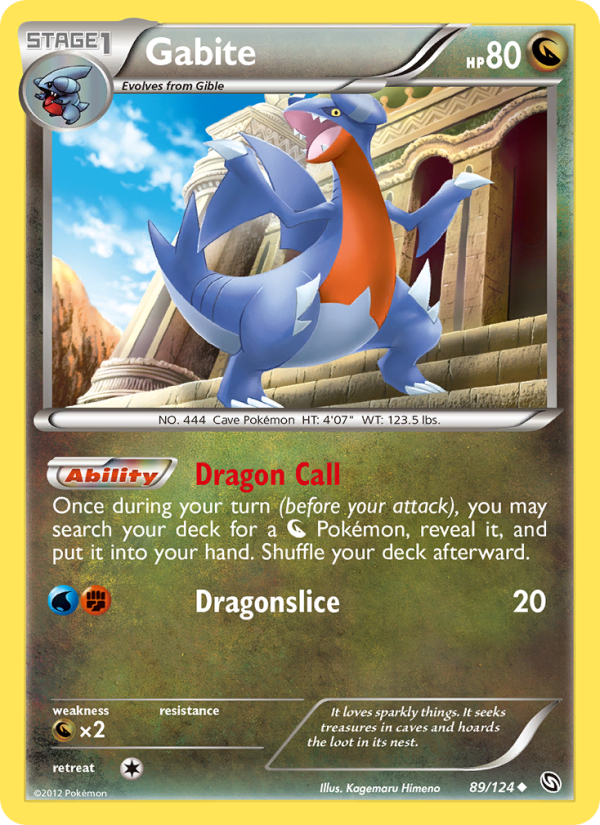 Gabite - Pokémon TCG Card