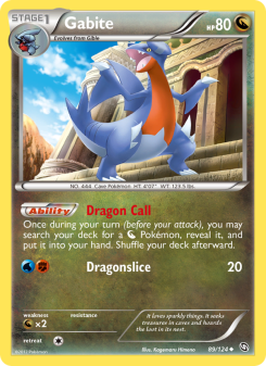 Gabite - pokemon TCG Card