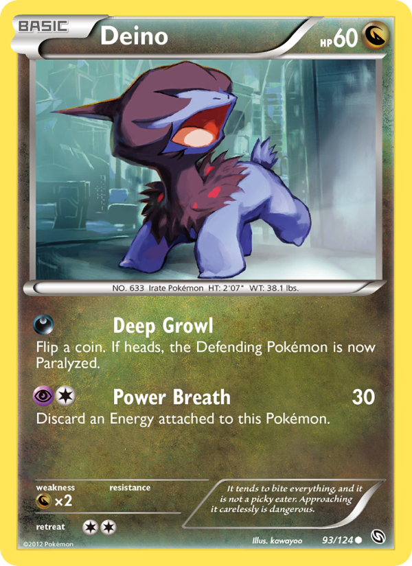 Deino - Pokémon TCG Card
