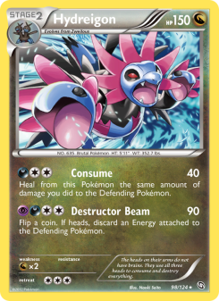 Hydreigon - pokemon TCG Card