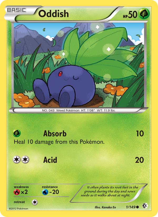 Oddish - Pokémon TCG Card
