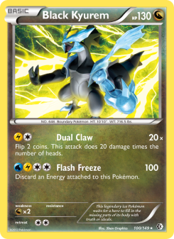Black Kyurem - pokemon TCG Card