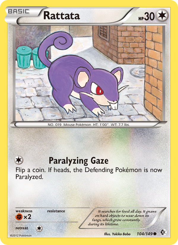 Rattata - Pokémon TCG Card