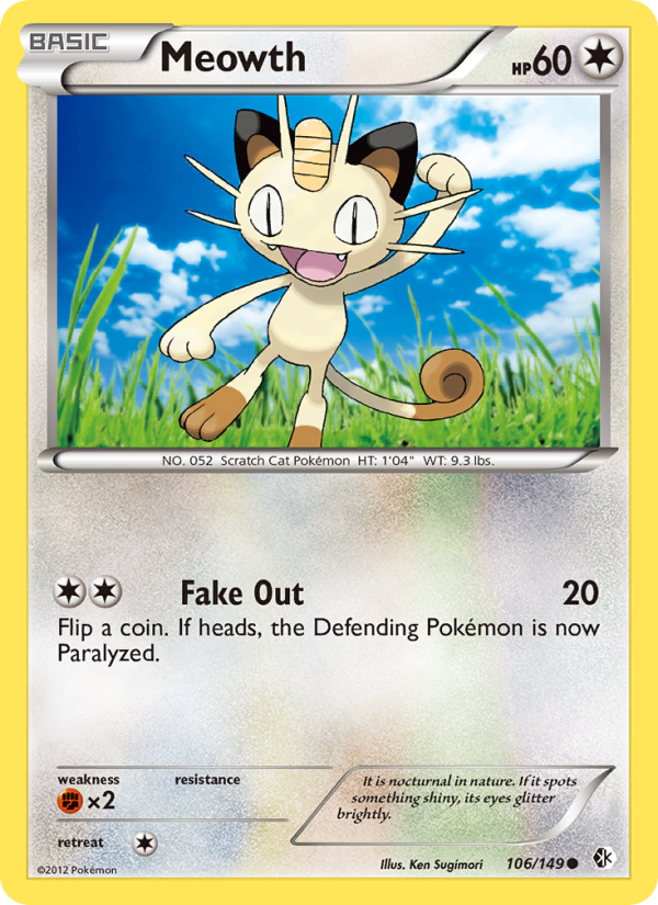 Meowth - Pokémon TCG Card
