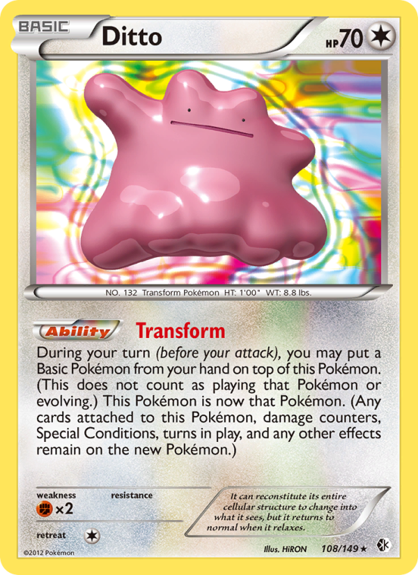 Ditto - Pokémon TCG Card