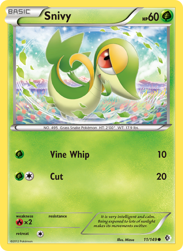 Snivy - Pokémon TCG Card
