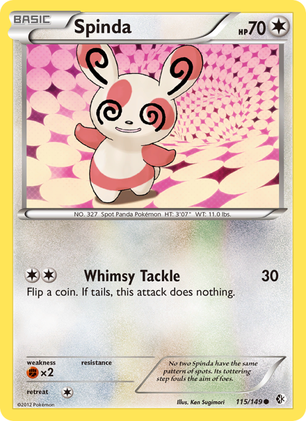 Spinda - Pokémon TCG Card