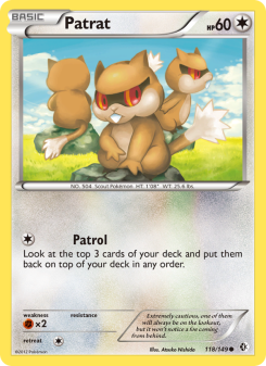 Patrat - pokemon TCG Card