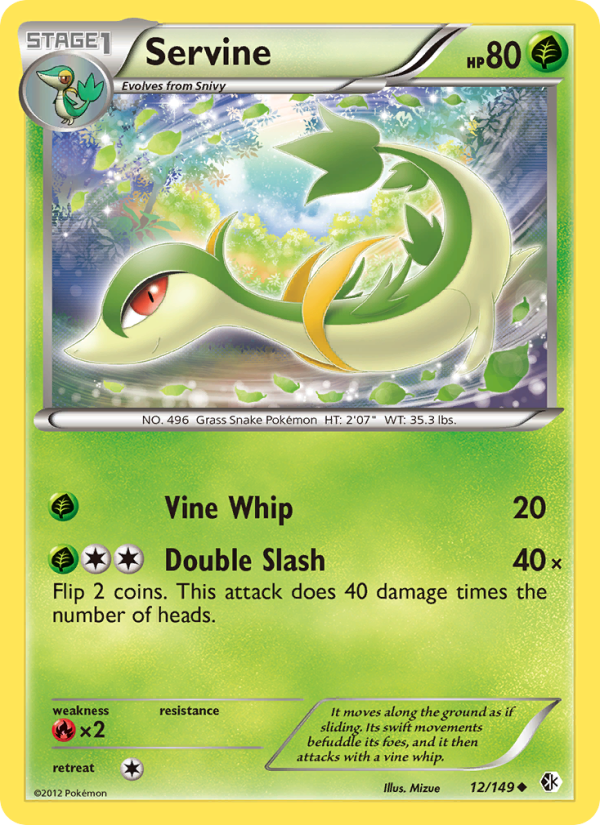 Servine - Pokémon TCG Card