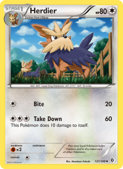 Herdier - pokemon TCG Card