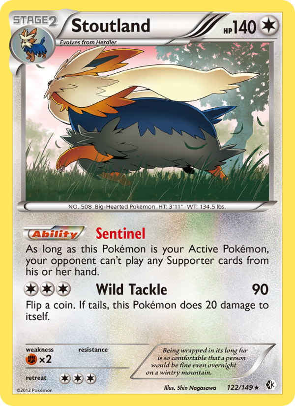 Stoutland - Pokémon TCG Card