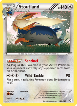 Stoutland - pokemon TCG Card