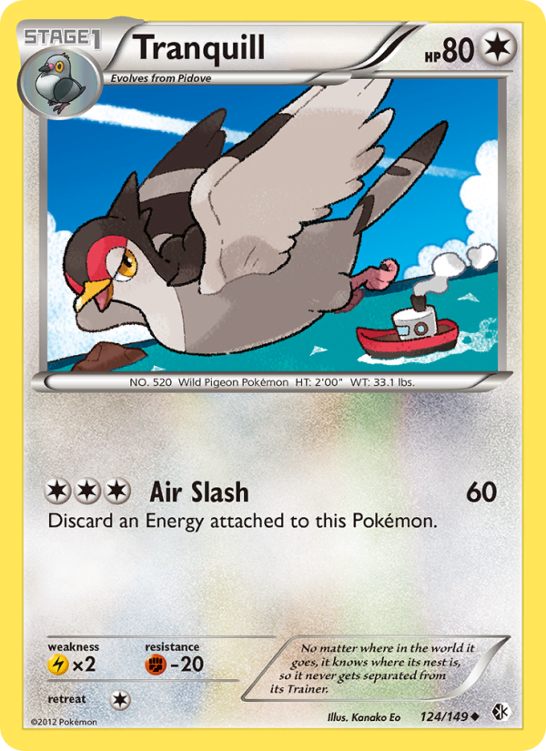 Tranquill - Pokémon TCG Card
