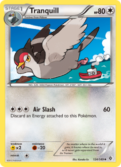 Tranquill - pokemon TCG Card