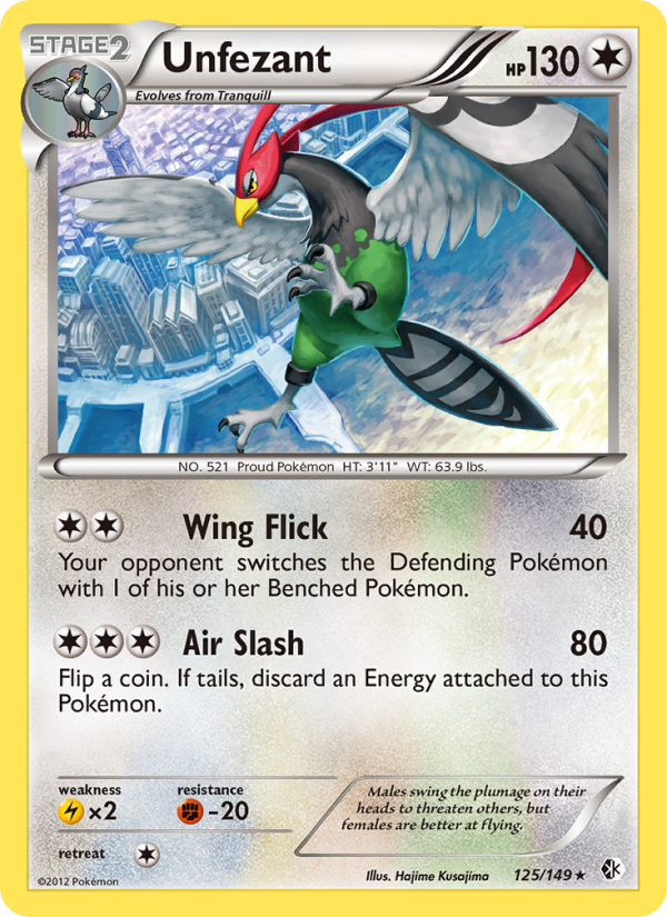 Unfezant - Pokémon TCG Card