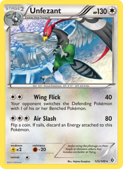 Unfezant - pokemon TCG Card