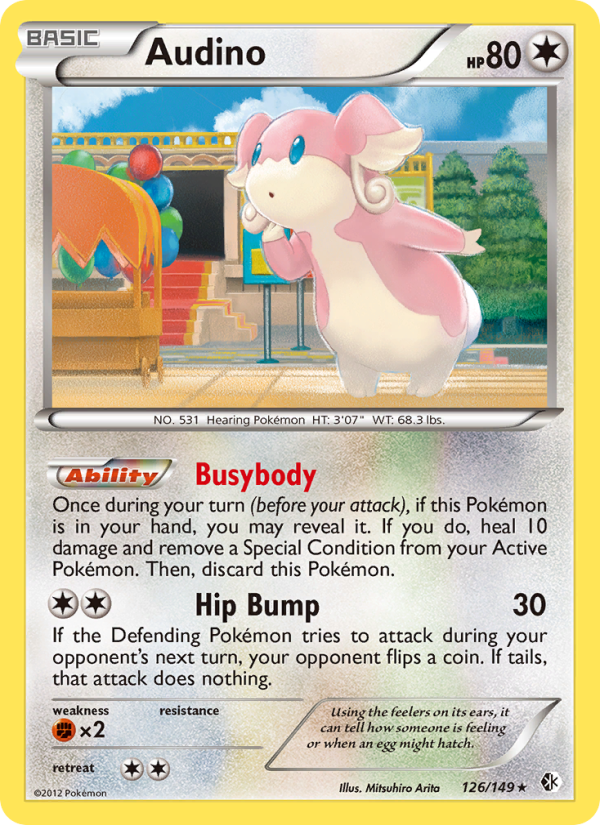 Audino - Pokémon TCG Card