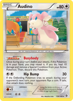 Audino - pokemon TCG Card