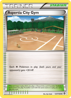 Aspertia City Gym - pokemon TCG Card
