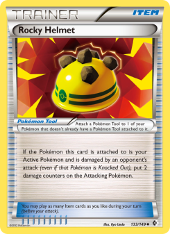 Rocky Helmet - pokemon TCG Card