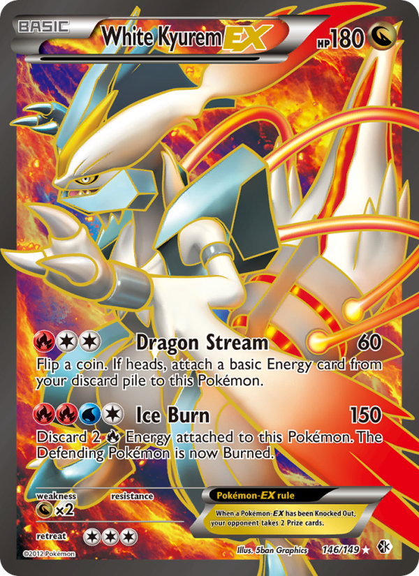 White Kyurem-EX - Pokémon TCG Card