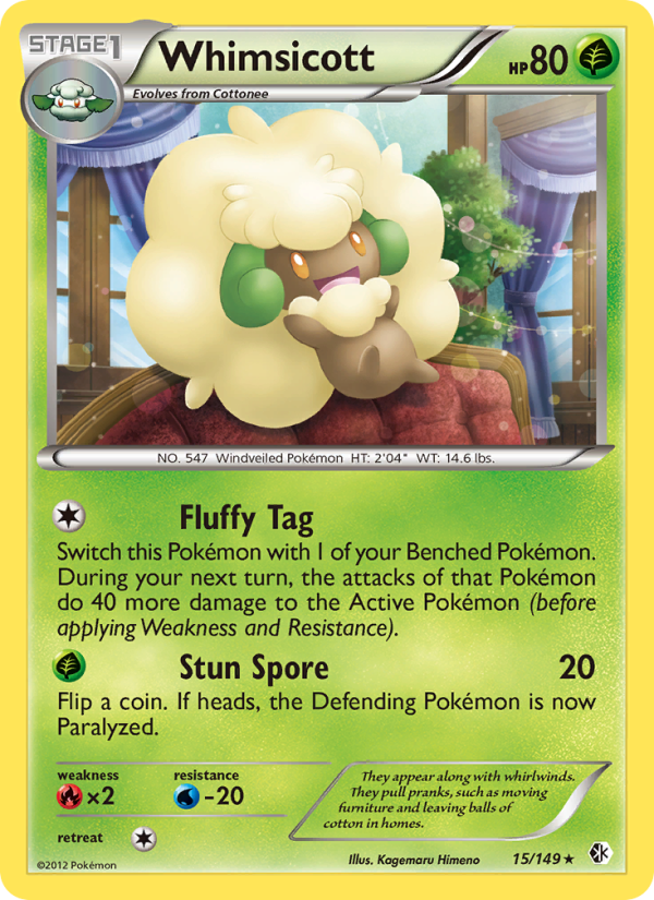 Whimsicott - Pokémon TCG Card