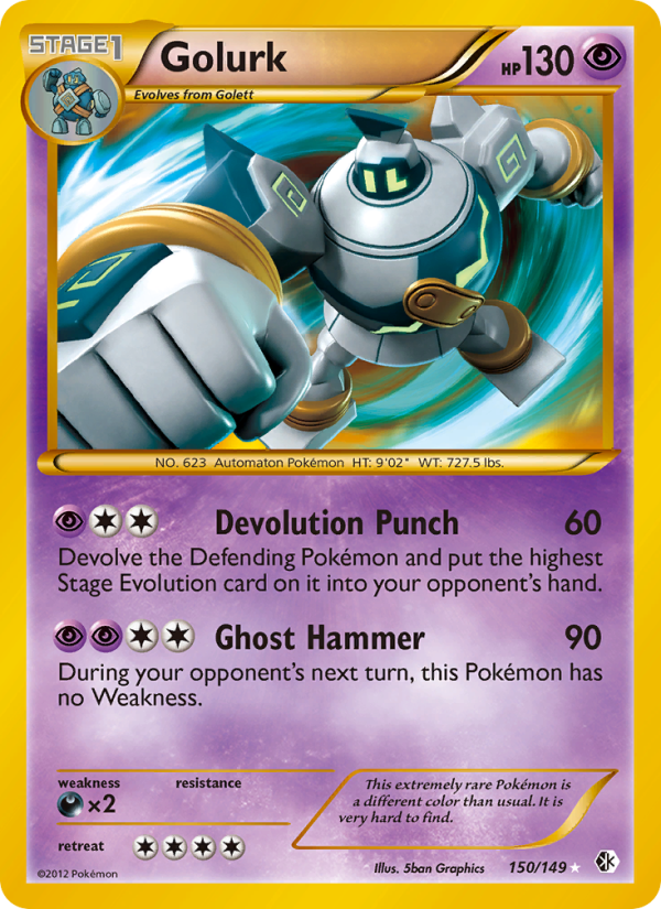 Golurk - Pokémon TCG Card