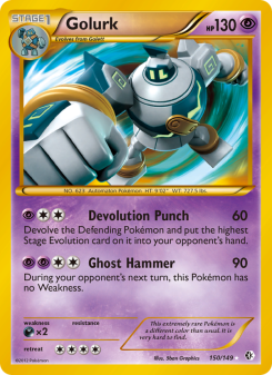 Golurk - pokemon TCG Card