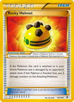 Rocky Helmet - pokemon TCG Card