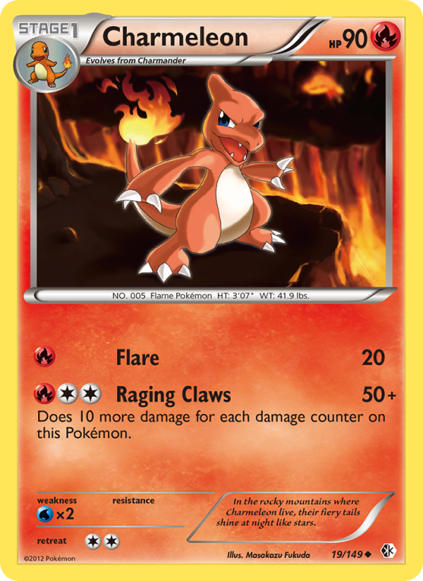 Charmeleon - Pokémon TCG Card