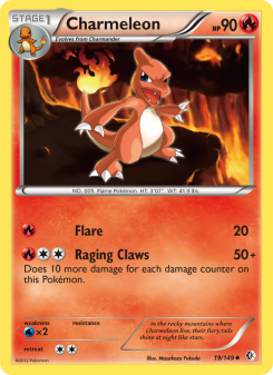 Charmeleon - pokemon TCG Card