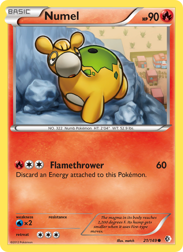 Numel - Pokémon TCG Card