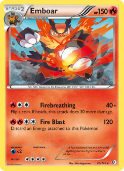 Emboar - pokemon TCG Card