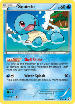 Squirtle - pokemon TCG Card