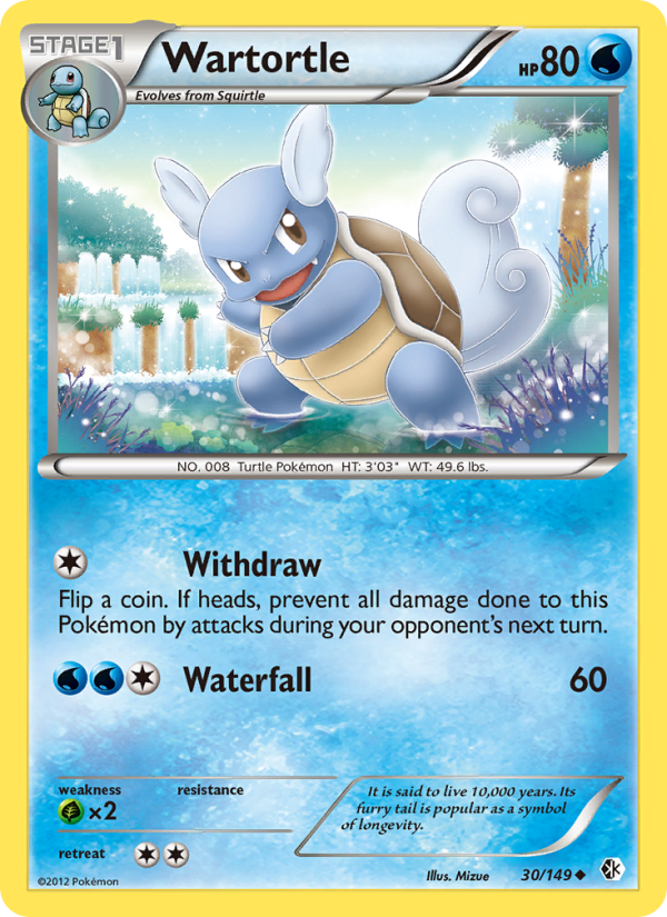 Wartortle - Pokémon TCG Card