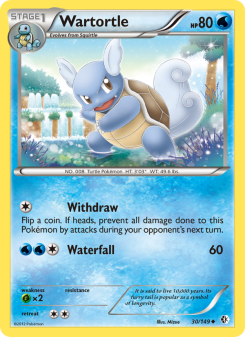 Wartortle - pokemon TCG Card