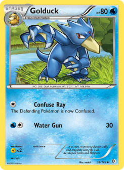 Golduck - pokemon TCG Card