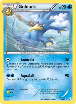 Golduck - pokemon TCG Card